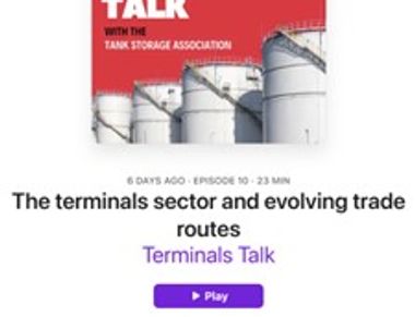 Terminals Talk podcast featuring Mark Waddington discussing evolving trade routes.
