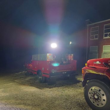 Little Muskingum VFD. With Bright star LED Work/ Flood Lights.