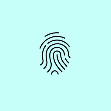 An icon of a fingerprint