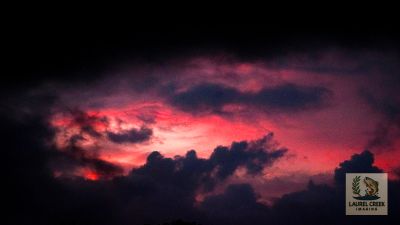 Beautiful West Virginia Sky of Pink and grays.
