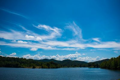 West Virginia lake landscape photography print featuring Stonewall Jackson Lake and Appalachian moun