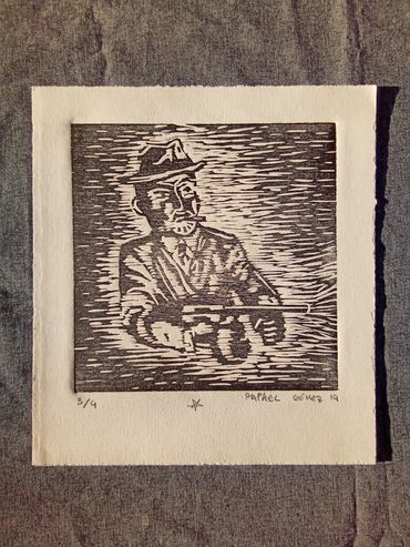 Gangster with a Thompson gun