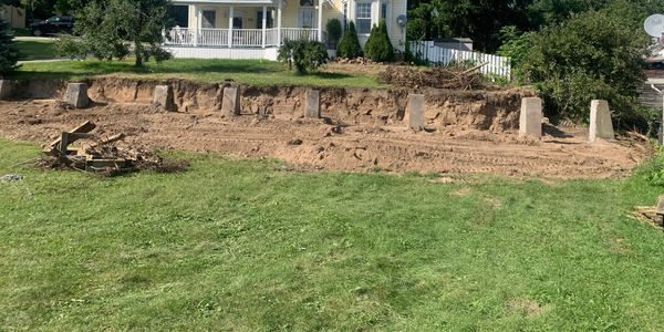 Bateman house wall replacement