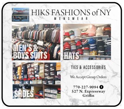 Menswear in Griffin Hiks Fashion of NY