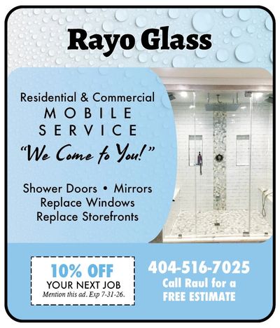 Glass Repair in Griffin Rayo coupon