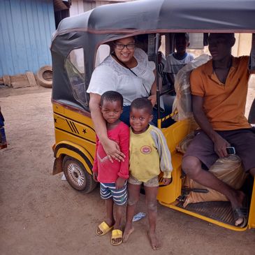 Kids in Sampa Ghana