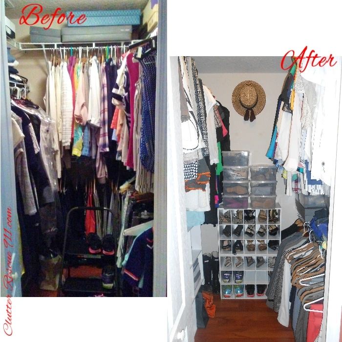 closet makeover, Clutter Rescue 911, Columbus Home Organizer, closet organizing, clutter removal
