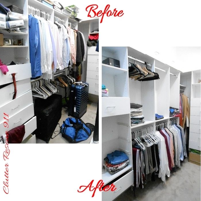 closet makeover, Clutter Rescue 911, Columbus Home Organizer, closet organizing, clutter removal