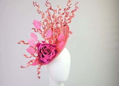 Pink Flower Placed in a face Shaped Vase