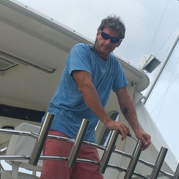 Captain Mike at the office