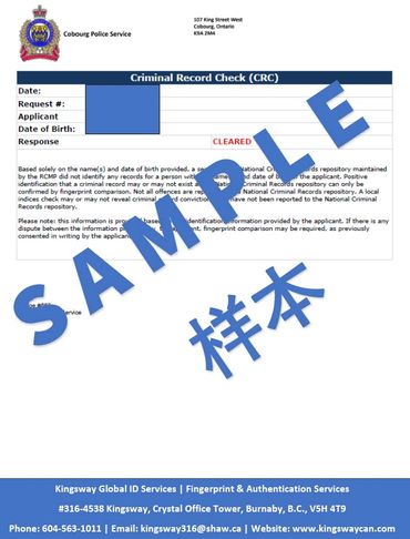 Police Name Based Check