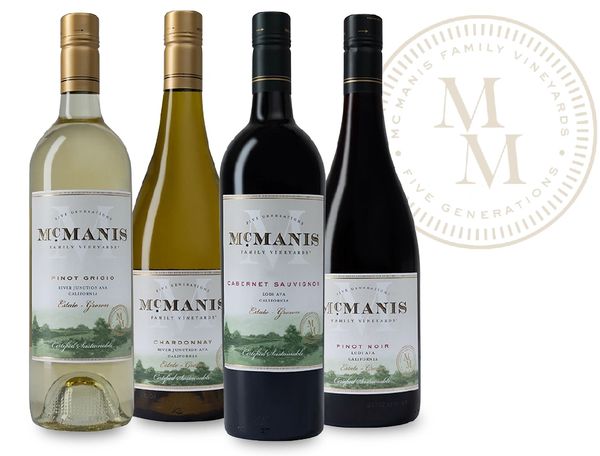 McManis bottle shots and logo