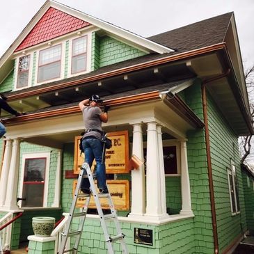 Aluminum, Copper, Steel with colors to choose from.