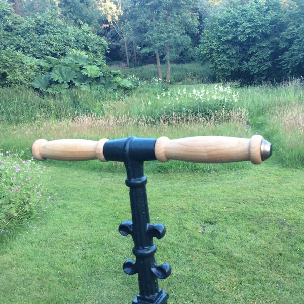 Custom handles on replacement upper frame casting