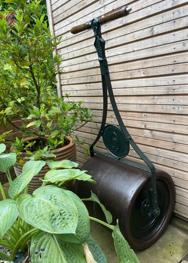 Dark stained handles