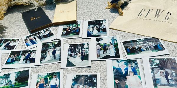 Paradise Cove wedding instax pics - Central Florida Wedding Group