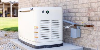 Residential backup generator from Generac.