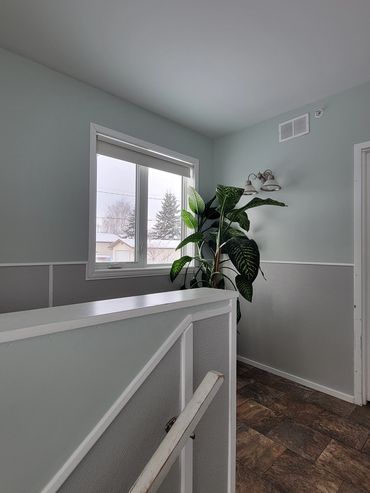 Interior painting completed in entryway common area