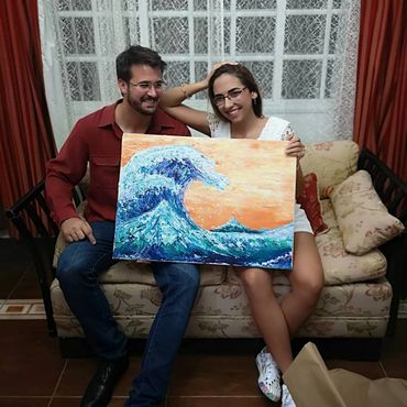 Travis Taliaferro Giving ART in Panama