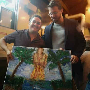 Travis Taliaferro Giving ART in Panama