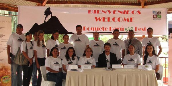 Travis Taliaferro promotes the Boquete Baru Eco Fest