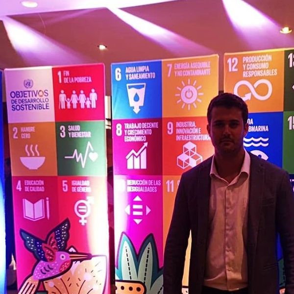 Travis Taliaferro at the Global Report of Human Development in Panama