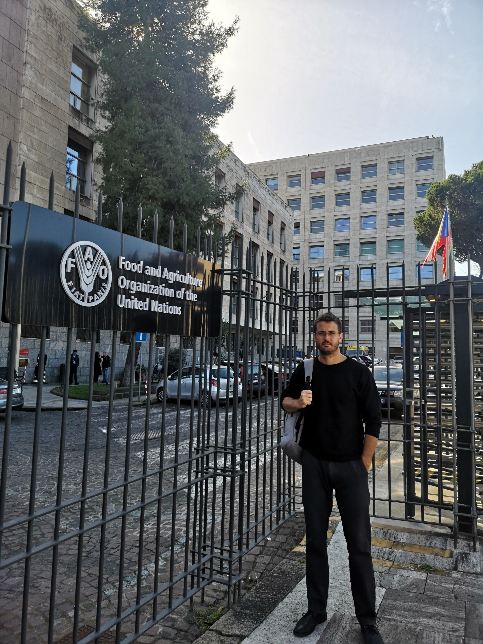 Travis Taliaferro visits FAO ROME  March 2020