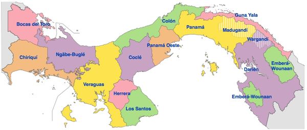 Panama Province Territory Division