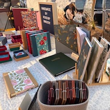 My table at Cleveland Park Winter market in Washington D.C.
