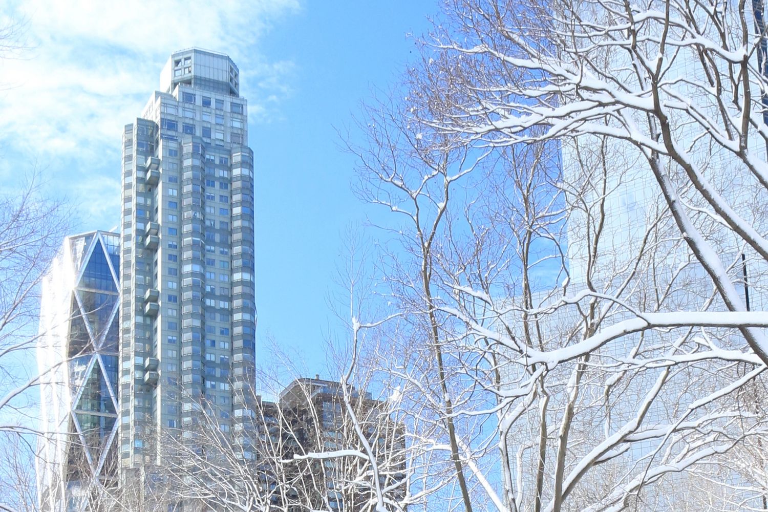 A view of the Columbus Circle skyscraper where Atelier VGI's fine art photography is located.