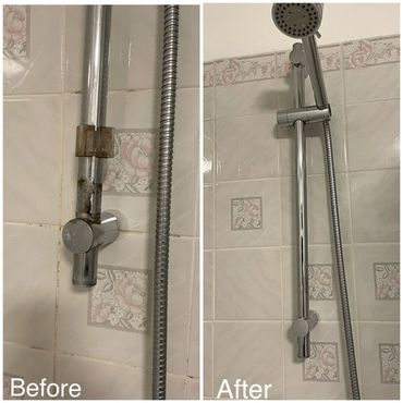 before and after cleaning