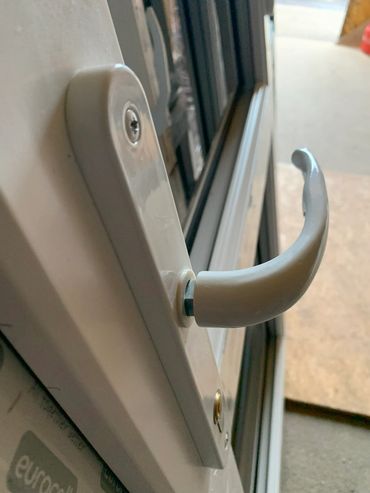 upvc door handle starting to break