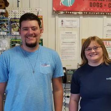 Tristan Lee and Kendra Hunt - Store Managers