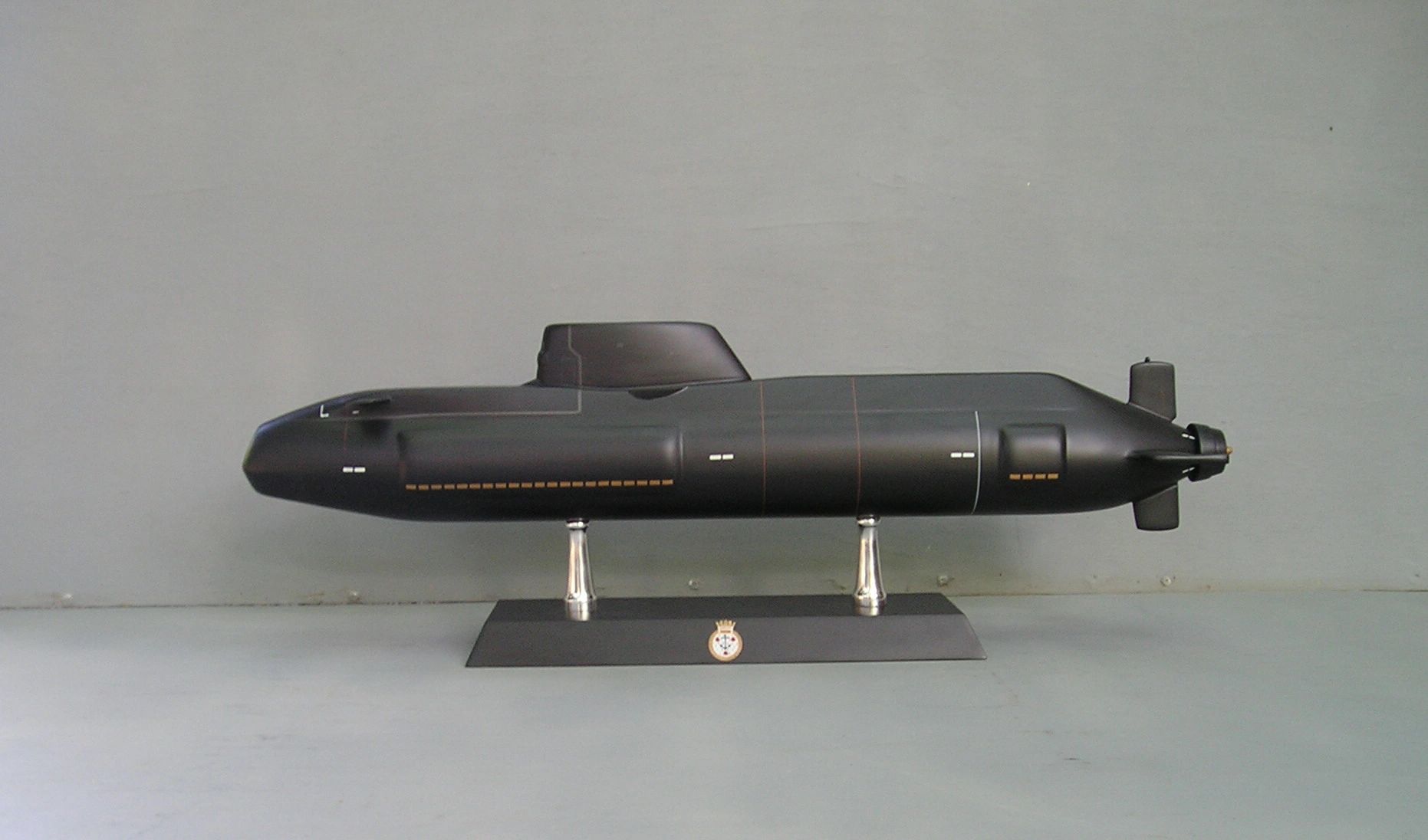 Astute custom submarine model