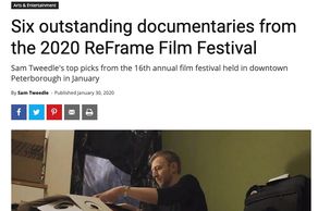 KawarthaNow headline "Six outstanding documentaries from the 2020 ReFrame Film Festival"