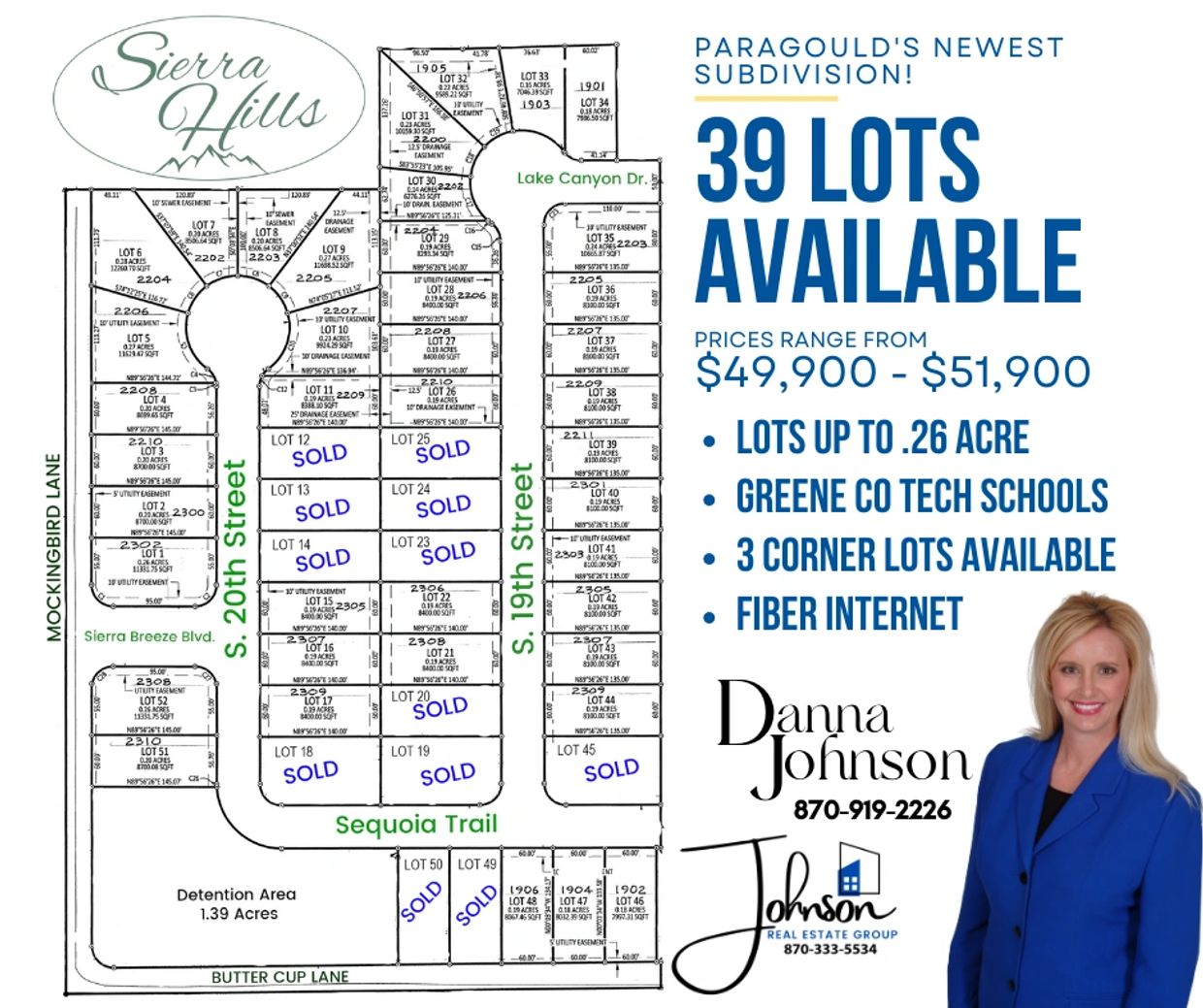 Sierra Hills Subdivision in Paragould, AR.