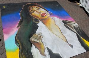 Selena Chalk art