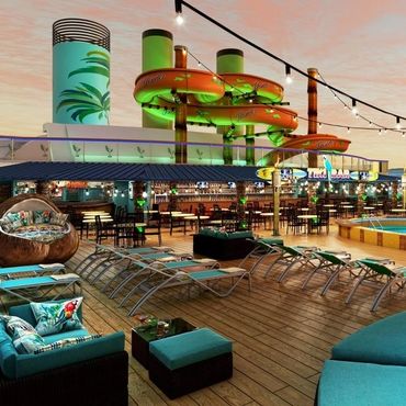 Margaritaville cruise Islander ship pool deck