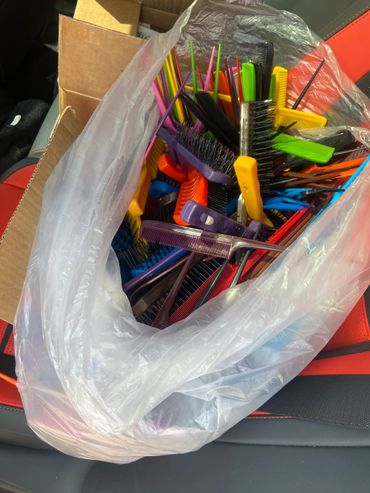 Free combs to those in need look good you’ll feel good.