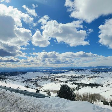 The Sangre de Cristo mountain range