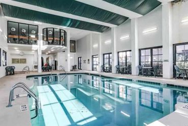 The indoor pool at Palms Resort