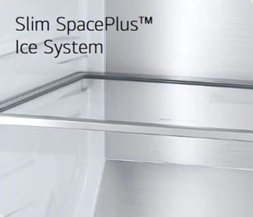 Metal Fresh interior and Slim SpacePlus ice system maximize space and premium look.