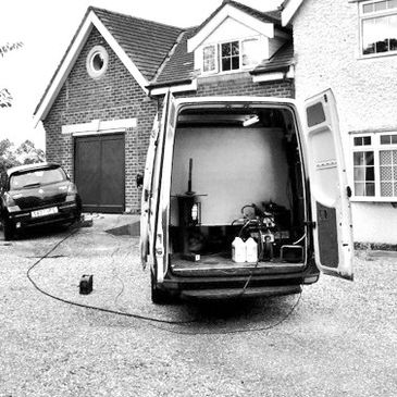 Class Alloys van on visit to customer home