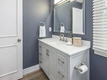 Renovation completed - bathroom