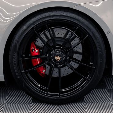Porsche 992 Carrera GTS After - Gloss Black Powder Coated Wheel
