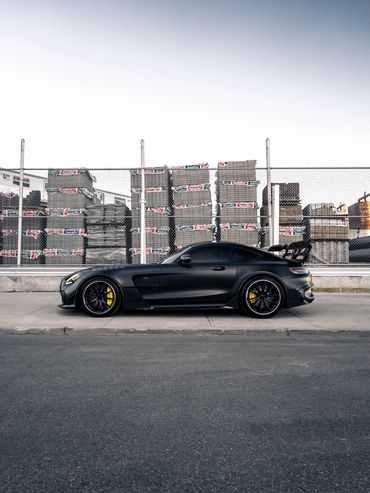 Mercedes Benz AMG GT Black Series Vinyl Wrap Satin Black