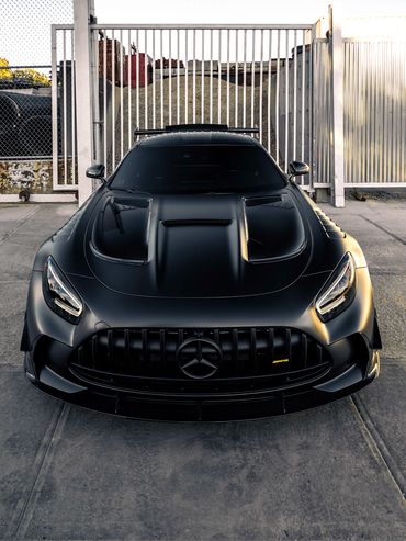 Mercedes Benz AMG GT Black Series Vinyl Wrap Satin Black