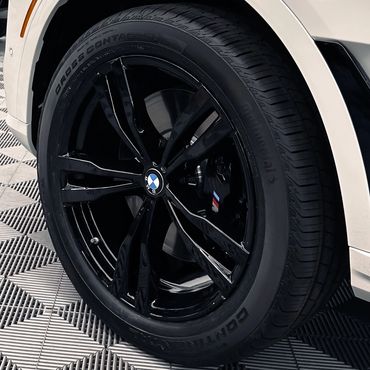BMW X7 After - Gloss Black Powder Coated Wheel