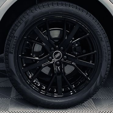 Audi SQ5 After - Gloss Black Powder Coated Wheel