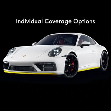 Individual Coverage Options PPF Paint Protection Film